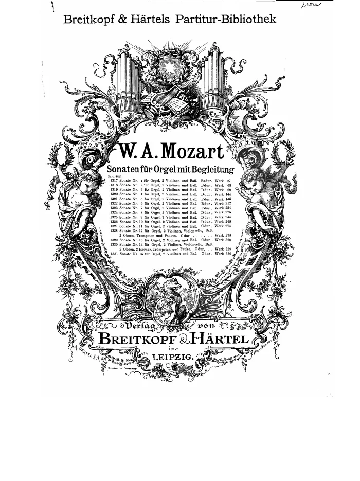 First page of Church Sonata No.1