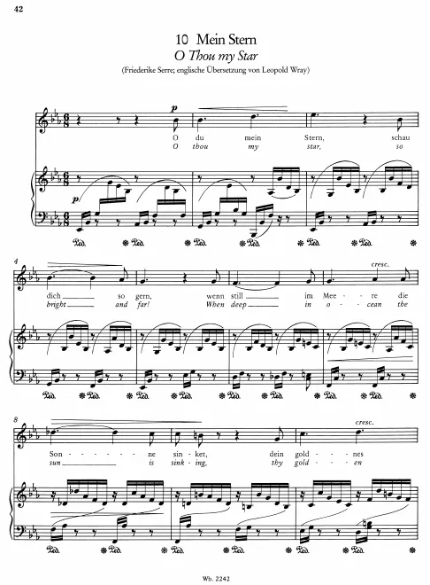 First page of Mein Stern!