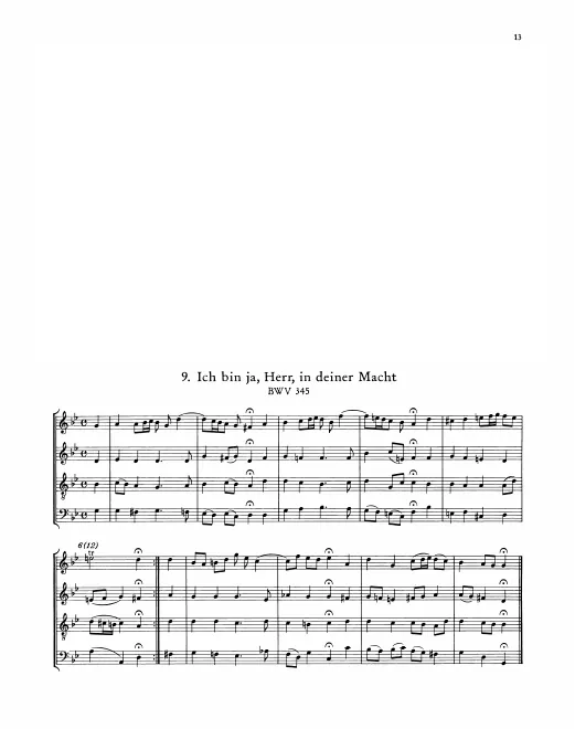 First page of Ich bin ja, Herr, in deiner Macht