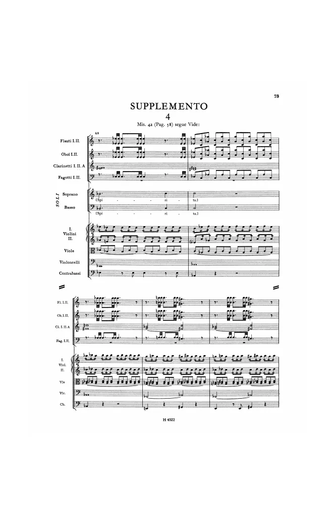 Supplement Mvt. 4