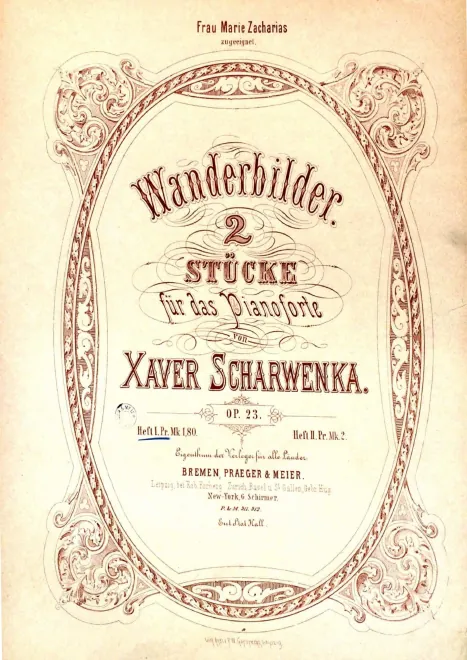 First page of Wanderbilder