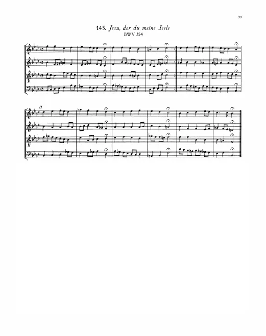 First page of Jesu, der du meine Seele