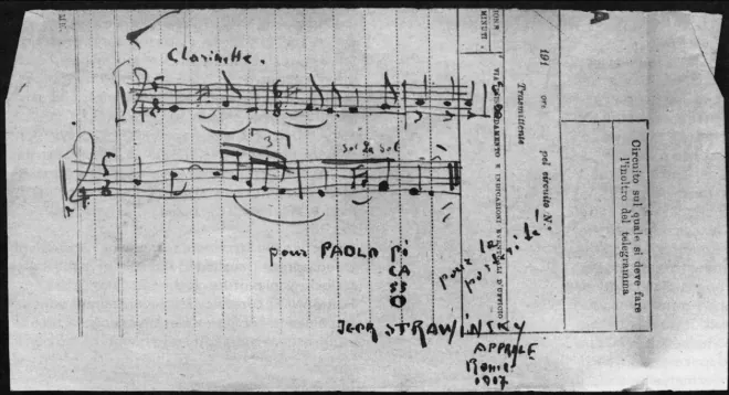 First page of Pour Pablo Picasso