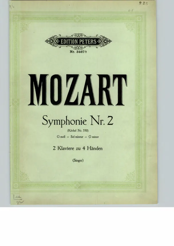 First page of Symphony No.40