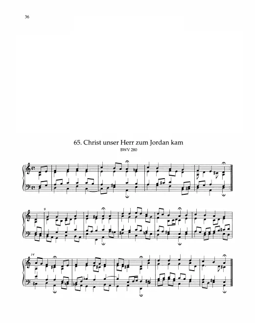 First page of Christ unser Herr zum Jordan kam