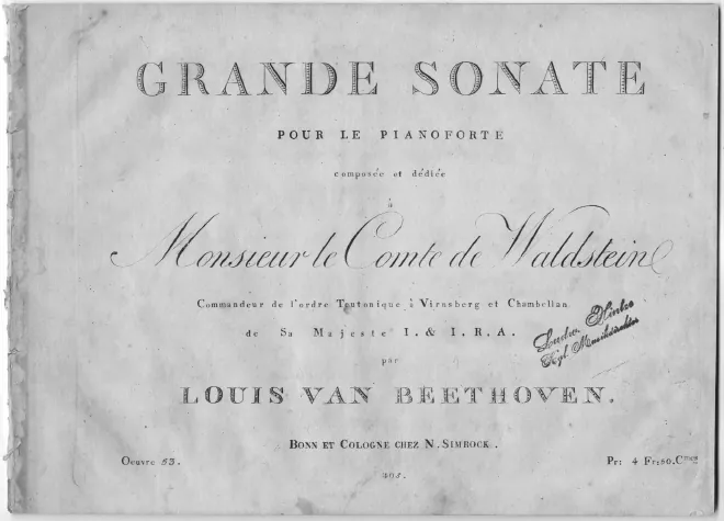 First page of Piano Sonata No.21