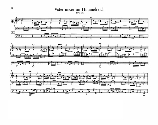 First page of Vater unser im Himmelreich