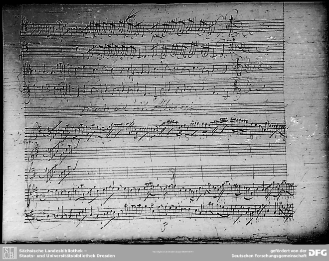 First page of Violin Concerto in D major