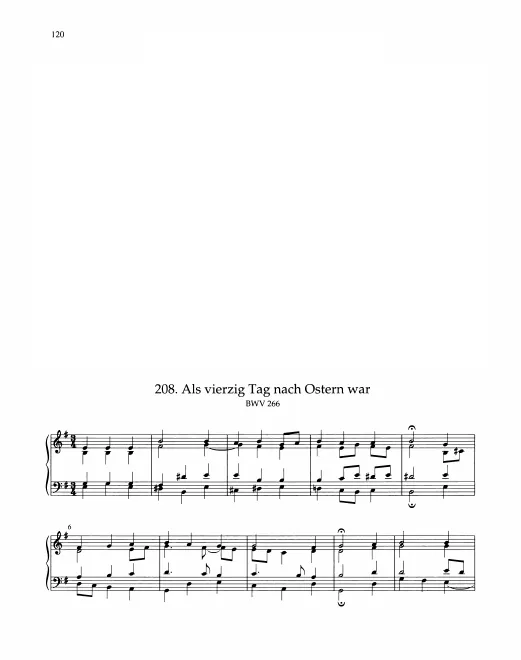 First page of Als vierzig Tag nach Ostern war