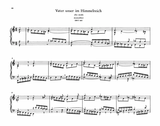 First page of Vater unser im Himmelreich