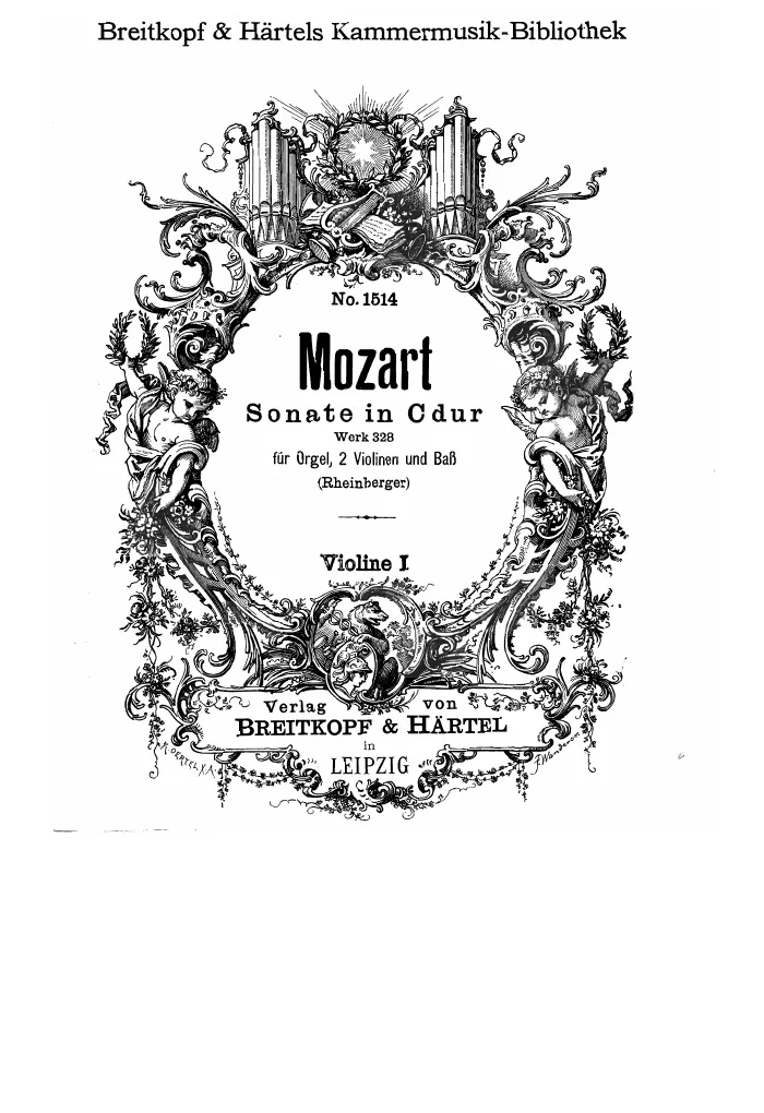 First page of Church Sonata