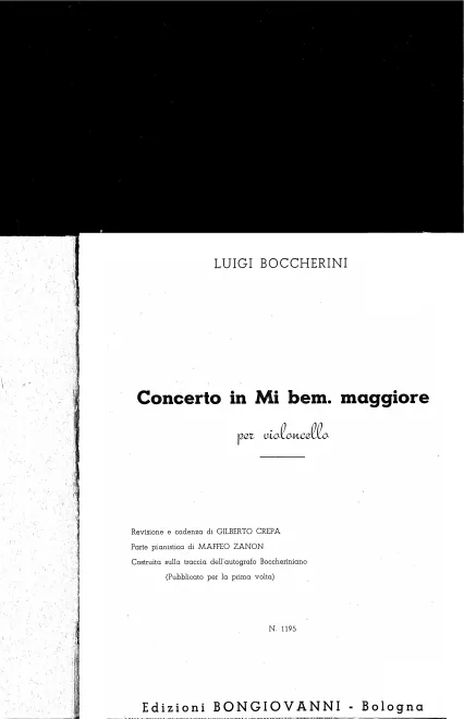 First page of Cello Concerto No.1