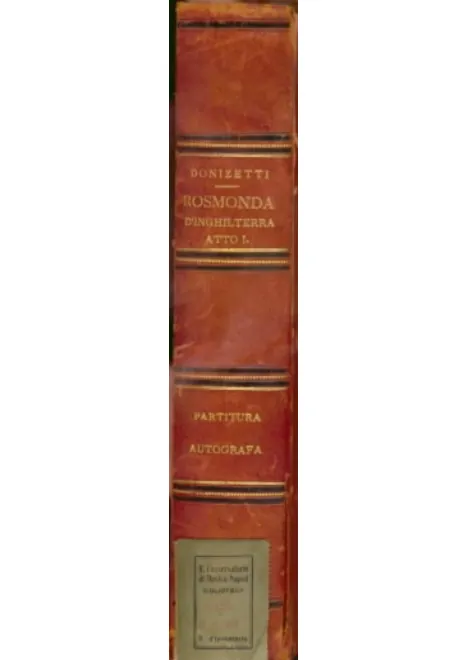 First page of Rosmonda d'Inghilterra