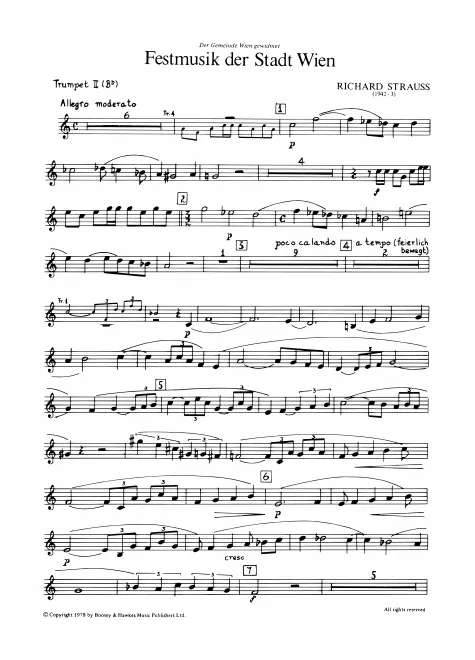 First page of Festmusik der Stadt Wien