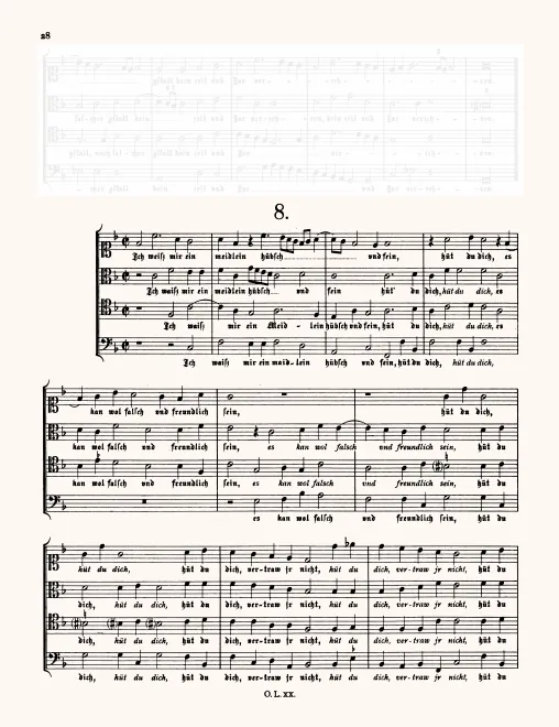 First page of Ich weiß mir ein Meidlein