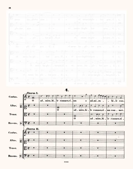 First page of O admirabile commercium
