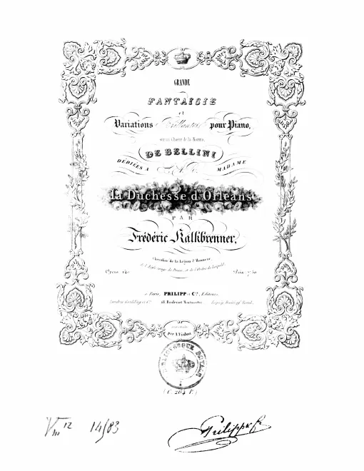 First page of Grande fantaisie et variations brillante sur un choeur de 'Norma'