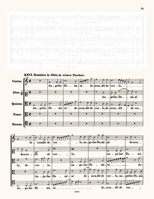 First page of Angelus Domini