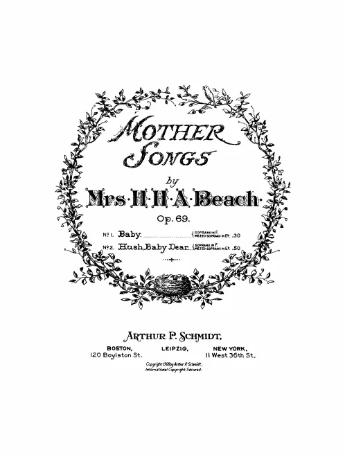 First page of Mother Songs