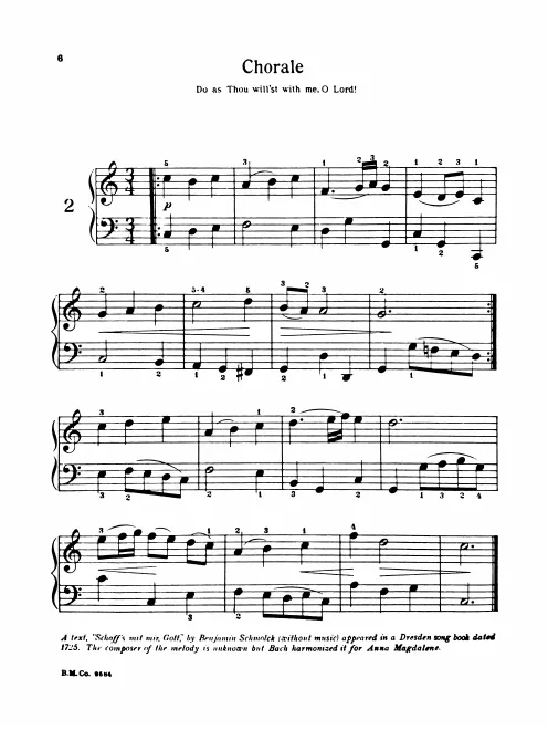 First page of Schaff's mit mir, Gott, nach deinem Willen