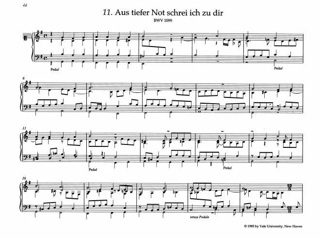 First page of Aus tiefer Not schrei ich zu dir