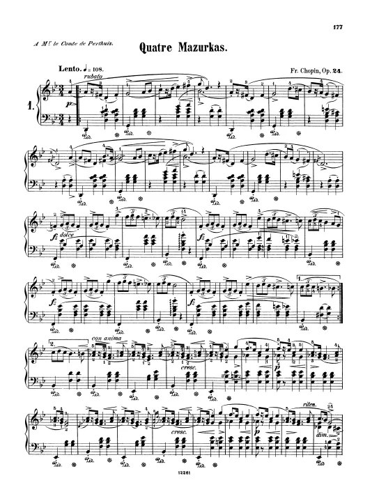 First page of Mazurkas