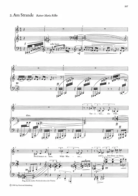First page of Am Strande