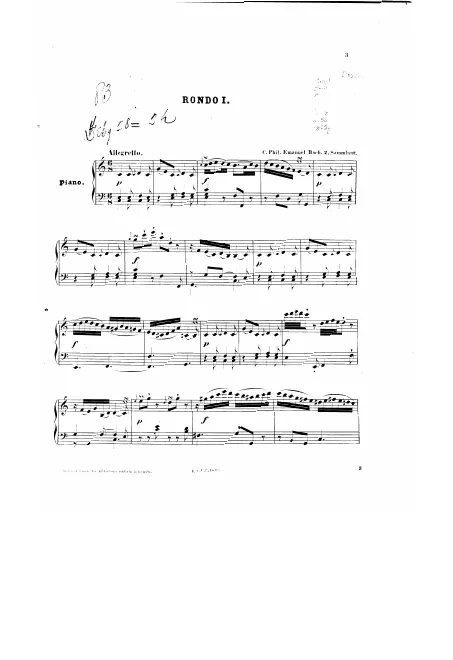First page of Rondo in C major