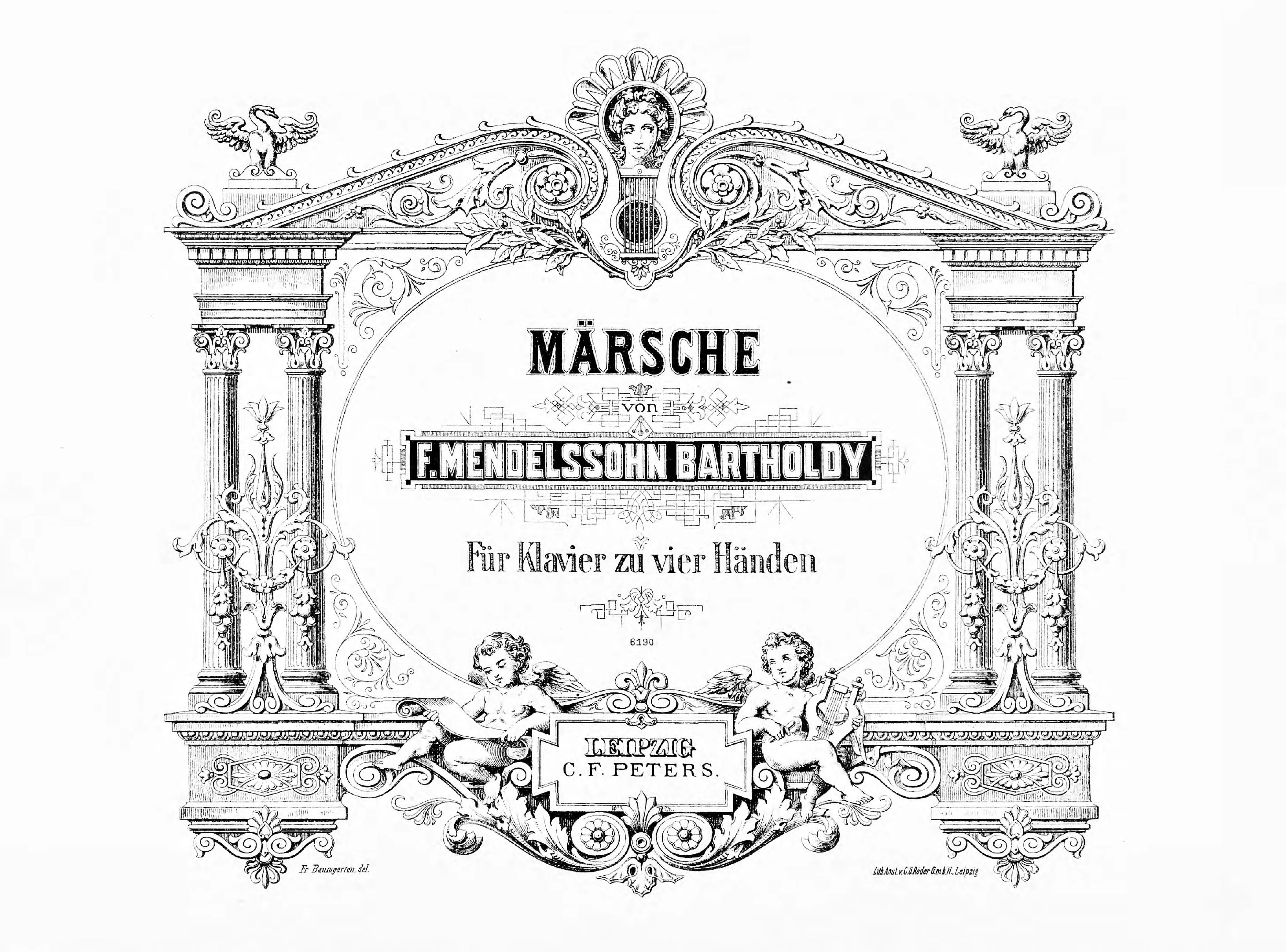 First page of Marsch für Orchester