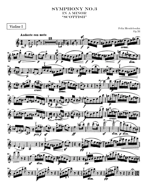 First page of Symphony No.3