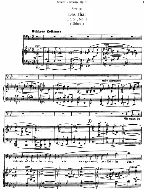 First page of 2 Gesänge
