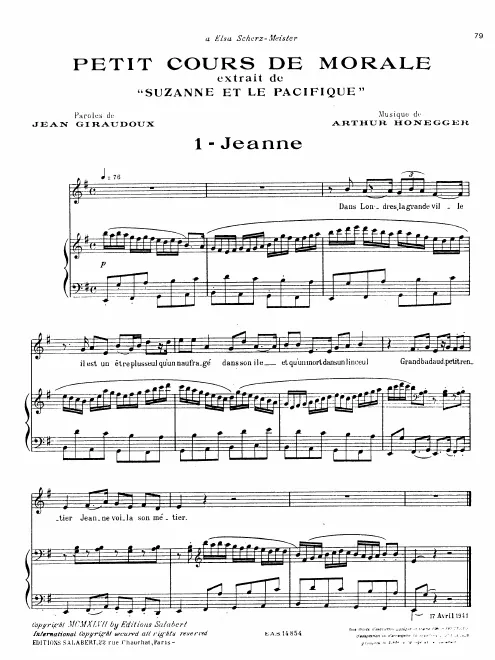 First page of Petit Cours de Morale