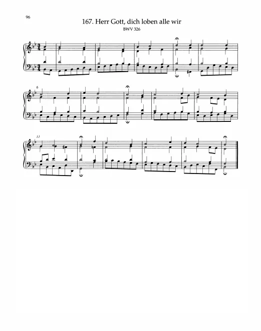 First page of Herr Gott, dich loben alle wir