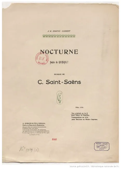 First page of Nocturne