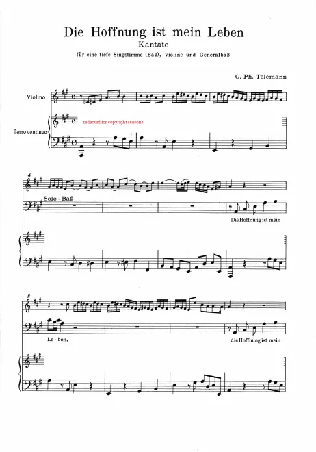 First page of Die Hoffnung ist mein Leben