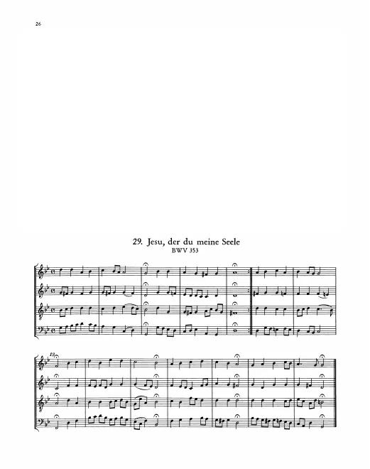 First page of Jesu, der du meine Seele