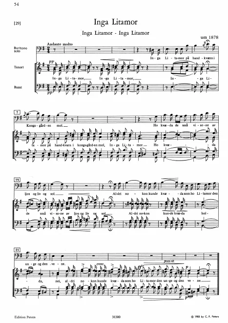 First page of Inga Litamor