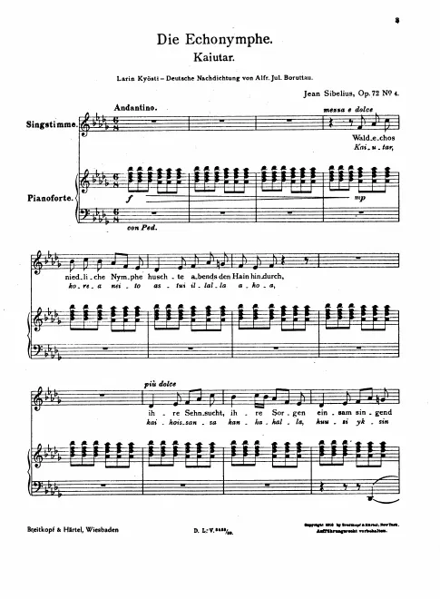 First page of 6 Songs