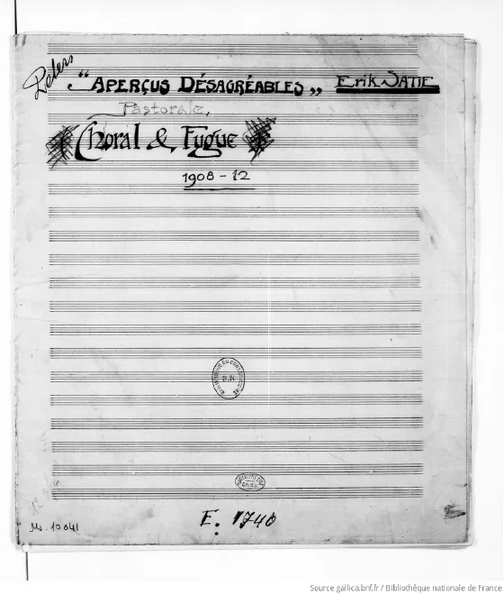 First page of Aperçus désagréables