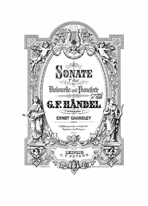 First page of Violin Sonata in F major