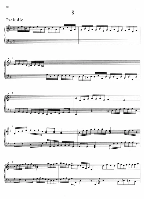 First page of Prelude, HWV 564