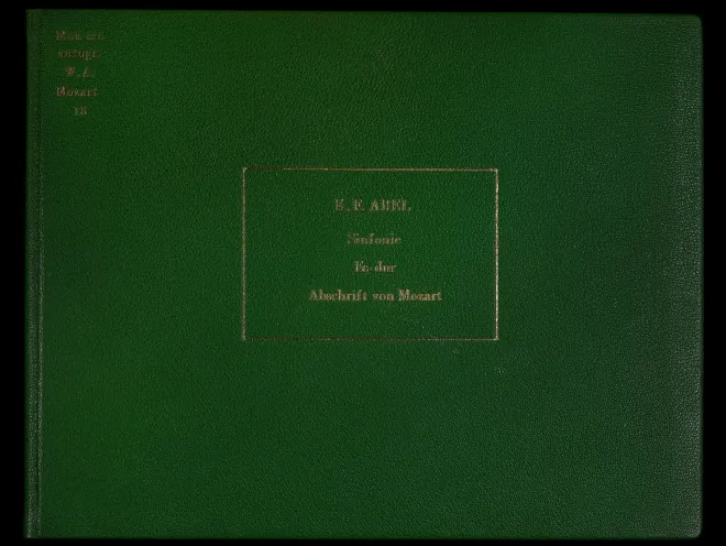 First page of Symphony No.3 in E-flat major