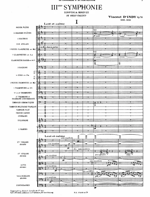 First page of Symphony No. 3