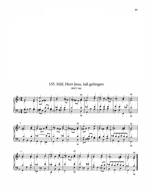 First page of Hilf, Herr Jesu, laß gelingen