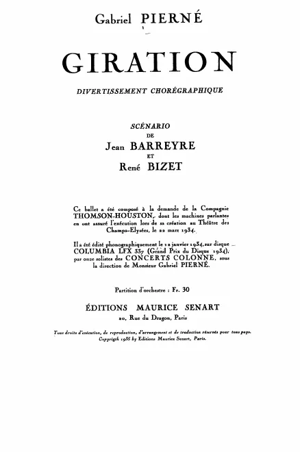 First page of Giration