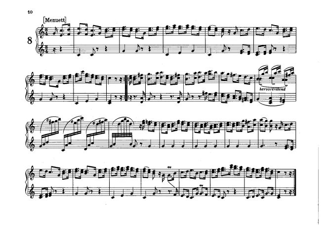 First page of Flötenuhr in C major, Hob.XIX:7