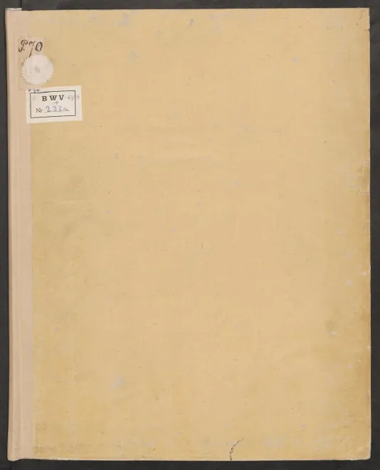 First page of Matthäus-Passion