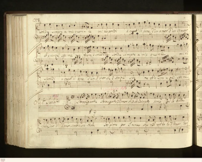 First page of Stravagante è l'amor