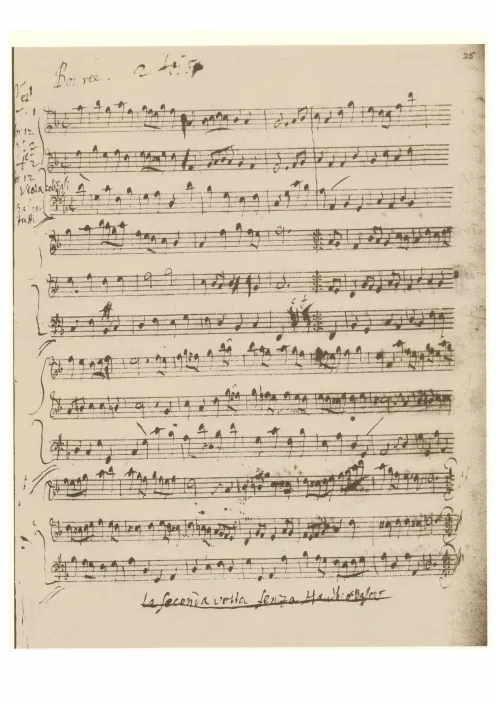 First page of Music for the Royal Fireworks