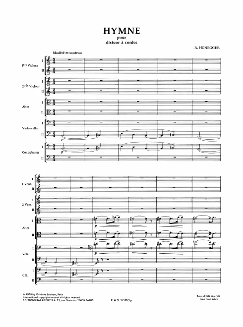 First page of Hymn